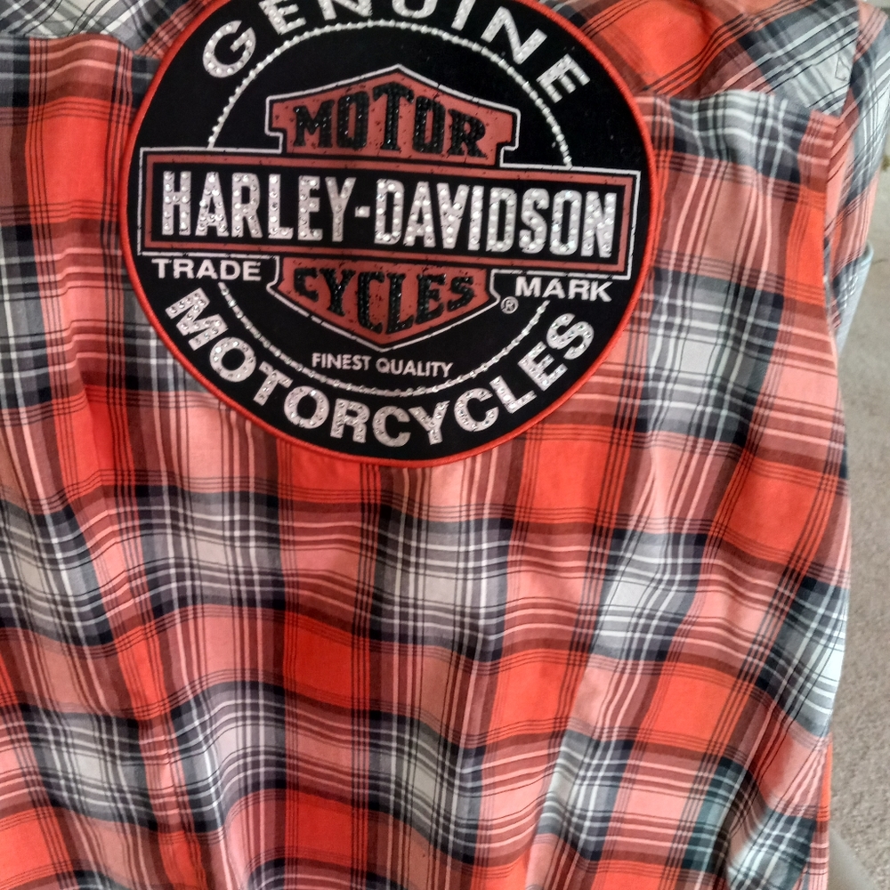 Harley Davidson Short Sleeve Flannel
